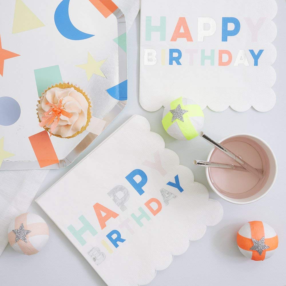 Servetėlės "Happy birthday"