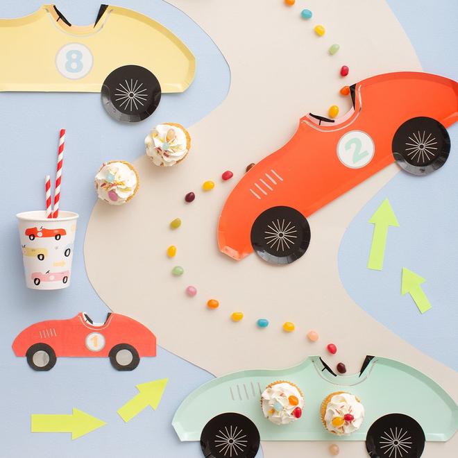 Servetėlės "Raudonas automobilis"