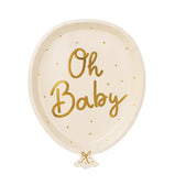 Lėkštutės "Balionėlis Oh Baby"