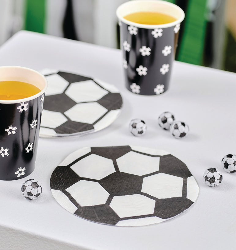 Servetėlės "Futbolo kamuolys"