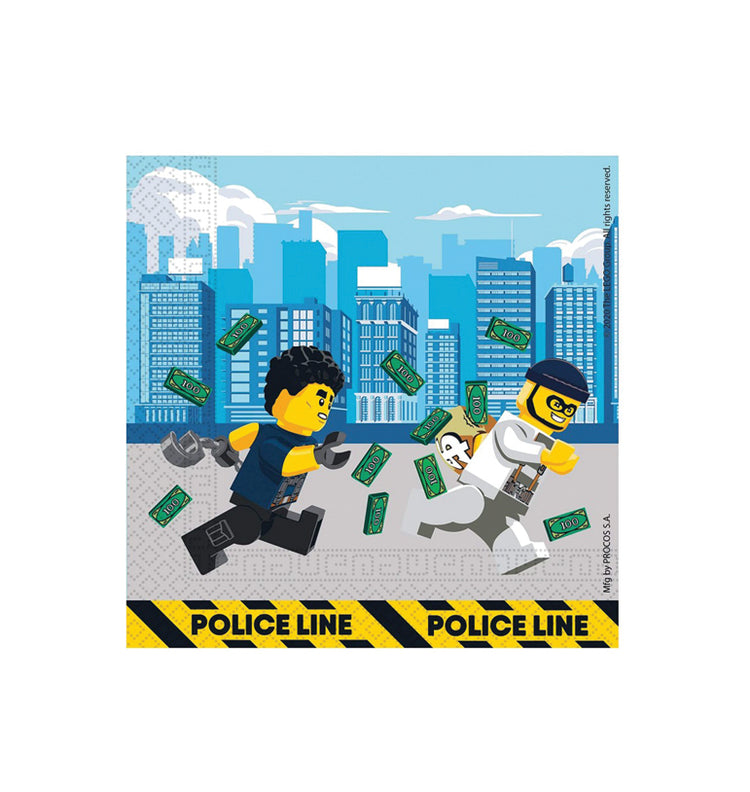 Servetėlės "Lego city"